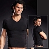 Мужская черная футболка BLM007-BLK S / M Мужская черная футболка BLM007-BLK S / M