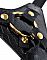 Страпон женский Fetish Fantasy Gold Designer Strap-On черный с золотом