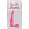 Розовый фаллоимитатор Basix - 19 см.