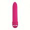 Семискоростной розовый вибратор Classic Chic - 14 см.