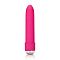 Семискоростной розовый вибратор Classic Chic - 14 см.