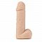 Толстый фаллос с мошонкой Good Friend - 16 см.