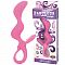 Анальная цепочка из силикона - 17.2 см.