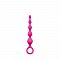 Розовая анальная цепочка Perles D Lux Short - 16,5 см.