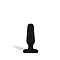 Черный плаг из ультрабархатистого силикона Beginner 3
