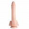 Реалистичный фаллоимитатор-гигант на присоске - 29.5 см.