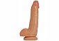 Реалистичный фаллоимитатор на присоске 20 см Lucas Entertainment After Hours Avi Dar Cock, Телесный
