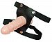 Телесный страпон Lock Load Strap-on - 16,5 см.