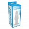 Прозрачный анальный плаг большого Размера JAMMY JELLY ANAL XL PLUG CRYSTALL - 14 см.