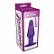 Фиолетовый анальный плаг большого Размера JAMMY JELLY ANAL XL PLUG VIOLET - 14 см.