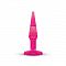 Розовая анальная втулка среднего Размера JAMMY JELLY ANAL MEDIUM PLUG PINK - 14 см.