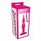Розовая анальная втулка среднего Размера JAMMY JELLY ANAL MEDIUM PLUG PINK - 14 см.