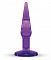 Фиолетовый анальный плаг среднего Размера JAMMY JELLY ANAL MEDIUM PLUG VIOLET - 14 см.
