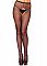 Колготки из сетки с пикантным вырезом между ножек