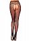Колготки из сетки с пикантным вырезом между ножек