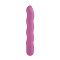 Розовый вибромассажер с волнами FIRST TIME POWER SWIRL - 15,25 см.