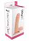 Телесный фаллоимитатор с мошонкой DILDO REAL RAPTURE - 23 см.