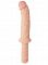 Реалистичный фаллоимитатор с ручкой BIGSTUFF DONG WITH HANDLE - 37 см.