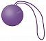 Фиолетовый вагинальный шарик Joyballs с петелькой
