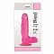 Розовый фаллоимитатор JELLY DILDO REAL RAPTURE PINK 7.5 - 19 см.