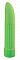 Классический зелёный вибратор BASICX MULTISPEED VIBRATOR GREEN 5INCH - 13 см.