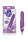 Фиолетовый вибромассажер Amp it Up! 7-Function Silicone Massager - 14 см.