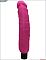 Розовый вибратор из ультраскин - 22,5 см.
