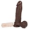 Негр - вибромассажер реалистичной формы на присоске с пультом управления
