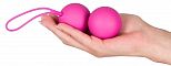 Розовые вагинальные шарики XXL Balls