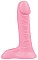 Розовый фаллоимитатор BALLSY 9in
