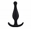 Черная силиконовая анальная пробка Booty Call
