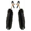 ������ �� ����� � �������� �������� GOLD FEATHER NIPPLE CLAMPS 