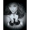 Тканевые черные наручники LUV CUFFS Тканевые черные наручники LUV CUFFS