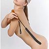 Чёрный стек с длинным шлепком - 70 см. Чёрный стек с длинным шлепком - 70 см.