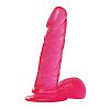   JELLY DILDO REAL RAPTURE PINK 6,5  - 16,5 .