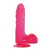     JELLY DILDO REAL RAPTURE PINK 8 - 23 .