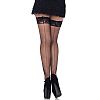      PLUS SIZE STAY UP FISHNET