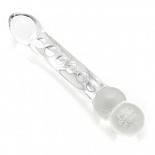 <strong>Прозрачный стеклянный стимулятор Glass Massage Wand</strong> <br />
Стеклянный массажёр идеален для чувственных экспериментов. Он предлагает ту уникальную твёрдость, которая подойдёт для внутреннего и внешнего массажа. Насладитесь плавными формами и чувственными изгибами, погладьте уставшие мышцы стеклянным массажёром, получите удовольствие от внутреннего массажа или поэкспериментируйте в температурным режимом. <div class="charTableblock"><div><span>Длина, см</span>: 19</div><div><span>Диаметр, см</span>: 4</div><div><span>Материал</span>: стекло</div><div><span>Цвет</span>: прозрачный</div><div><span>Длина, см</span>: 17-20</div><div><span>Диаметр, см</span>: 4</div></div> Прозрачный стеклянный стимулятор Glass Massage Wand
Стеклянный массажёр идеален для чувственных экспериментов. Он предлагает ту уникальную твёрдость, которая подойдёт для внутреннего и внешнего массажа. Насладитесь плавными формами и чувственными изгибами, погладьте уставшие мышцы стеклянным массажёром, получите удовольствие от внутреннего массажа или поэкспериментируйте в температурным режимом.