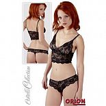 <strong>Кокетливый комплект: кружевной топ и трусики-стринг</strong> <br />
Кокетливый комплект: кружевной топ и трусики-стринг. <div class="charTableblock"><div><span>Размер</span>: S (42-44)</div><div><span>Цвет</span>: черный</div><div><span>Производитель</span>: Orion, Германия</div></div> Кокетливый комплект: кружевной топ и трусики-стринг
Кокетливый комплект: кружевной топ и трусики-стринг.