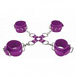 <strong>Фиолетовый комплект оков Hand And Legcuffs </strong> <br />
Комплект оков, состоит из пары мягких наручников, изготовленных из кожи. <div class="charTableblock"><div><span>Материал</span>: кожа</div><div><span>Цвет</span>: другой</div><div><span>Производитель</span>: OUCH by Shots Media BV, Нидерланды</div></div> Фиолетовый комплект оков Hand And Legcuffs
Комплект оков, состоит из пары мягких наручников, изготовленных из кожи.