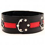 <strong>Чёрный ошейник с красной полосой</strong> <br />
Чёрный ошейник с красной полосой. <div class="charTableblock"><div><span>Материал</span>: кожзам</div><div><span>Цвет</span>: черный; красный, розовый</div><div><span>Производитель</span>: БДСМ арсенал, Россия</div></div> Чёрный ошейник с красной полосой
Чёрный ошейник с красной полосой.