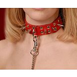 <strong>Ошейник кожаный красного цвета 3104-2</strong> <br />
Изготовлен из натуральной кожи с велюровой подкладкой. <div class="charTableblock"><div><span>Материал</span>: кожа</div><div><span>Цвет</span>: красный, розовый</div></div> Ошейник кожаный красного цвета 3104-2
Изготовлен из натуральной кожи с велюровой подкладкой.