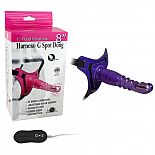 <strong>Фиолетовый страпон с вибрацией 10Mode Vibrations Harness-G spot Dong - 18 см.</strong> <br />
Страпон с вибрацией , с выносным пультом. <div class="charTableblock"><div><span>Длина, см</span>: 18</div><div><span>Диаметр, см</span>: 4</div><div><span>Длина, см</span>: 17-20</div><div><span>Диаметр, см</span>: 4</div><div><span>Материал</span>: ПВХ (PVC)</div><div><span>Цвет</span>: другой</div><div><span>Особенности</span>: комплект; с вибрацией</div></div> Фиолетовый страпон с вибрацией 10Mode Vibrations Harness-G spot Dong - 18 см.
Страпон с вибрацией , с выносным пультом.
