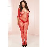 <strong>Кэтсьюит open-crotch с необычным цветочным орнаментом</strong> <br />
В этом open-crotch кэтсьюите мужчины не смогут оторваться от красоты вашего тела, а невероятно сложный кружевной рисунок придаст дополнительную загадочность вашему облику. <div class="charTableblock"><div><span>Размер</span>: 1X (50-52); 2X (52-54)</div><div><span>Цвет</span>: красный, розовый</div><div><span>Производитель</span>: Seven`til Midnight, США</div><div><span>В наличии</span>: 1X-2X, красный</div></div> Кэтсьюит open-crotch с необычным цветочным орнаментом
В этом open-crotch кэтсьюите мужчины не смогут оторваться от красоты вашего тела, а невероятно сложный кружевной рисунок придаст дополнительную загадочность вашему облику.