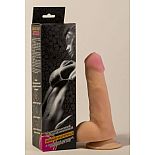 <strong>Дилдо с мошонкой на присоске - 22 см.</strong> <br />
Фаллоимитатор телесного цвета с идеально выраженной розовой головкой, которую прямо хочется попробовать на вкус. <div class="charTableblock"><div><span>Длина, см</span>: 22</div><div><span>Диаметр, см</span>: 4.5</div><div><span>Материал</span>: киберкожа</div><div><span>Цвет</span>: телесный</div><div><span>Особенности</span>: на присоске; с мошонкой</div><div><span>Длина, см</span>: 21-24</div><div><span>Диаметр, см</span>: 4</div><div><span>Производитель</span>: Биоклон, Россия</div></div> Дилдо с мошонкой на присоске - 22 см.
Фаллоимитатор телесного цвета с идеально выраженной розовой головкой, которую прямо хочется попробовать на вкус.