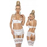 <strong>Комплект белья с открытым лифом</strong> <br />
Комплект белья с открытым лифом. <div class="charTableblock"><div><span>Размер</span>: XL (48-50)</div><div><span>Цвет</span>: белый</div><div><span>Производитель</span>: Roxana, Польша</div><div><span>В наличии</span>: XL, белый</div></div> Комплект белья с открытым лифом
Комплект белья с открытым лифом.