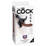 <strong>Коричневый страпон на трусиках Strap-on Harness Cock - 20,3 см.</strong> <br />
Страпон Strap-on Harness Cock - универсальные трусы + реалистичная насадка. <div class="charTableblock"><div><span>Длина, см</span>: 20.3</div><div><span>Диаметр, см</span>: 4.6</div><div><span>Длина, см</span>: 17-20</div><div><span>Диаметр, см</span>: 4</div><div><span>Материал</span>: ПВХ (PVC)</div><div><span>Цвет</span>: мулат</div><div><span>Особенности</span>: комплект; harness</div></div> Коричневый страпон на трусиках Strap-on Harness Cock - 20,3 см.
Страпон Strap-on Harness Cock - универсальные трусы + реалистичная насадка.