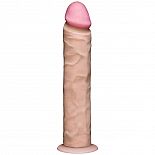 <strong>Реалистичный фаллоимитатор без мошонки - 27 см.</strong> <br />
Реалистичный фаллоимитатор внушительных размеров впечатлит любую девушку! <div class="charTableblock"><div><span>Длина, см</span>: 27</div><div><span>Диаметр, см</span>: 5</div><div><span>Материал</span>: TPE / TPR</div><div><span>Цвет</span>: телесный</div><div><span>Особенности</span>: на присоске; без мошонки</div><div><span>Длина, см</span>: 25 и более</div><div><span>Диаметр, см</span>: 5</div><div><span>Производитель</span>: Doc Johnson, США</div></div> Реалистичный фаллоимитатор без мошонки - 27 см.
Реалистичный фаллоимитатор внушительных размеров впечатлит любую девушку!