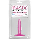  - Basix Rubber Works - Mini Butt Plug - Pink    
,     -  Basix Rubber Works - Mini Butt Plug - Pink       .