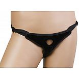 <strong>Стринги для страпона с системой O-Ring</strong> <br />
Исключительно женский вариант трусиков, который позволит создать страпон для ролевой игры. <div class="charTableblock"><div><span>Материал</span>: текстиль</div><div><span>Цвет</span>: черный</div><div><span>Особенности</span>: трусики; harness</div></div> Стринги для страпона с системой O-Ring
Исключительно женский вариант трусиков, который позволит создать страпон для ролевой игры.